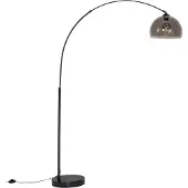 QAZQA Smart buelampe svart med røykglass inkl. WiFi G95 - Arc
