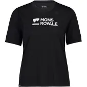 Mons Royale Merino Icon Relaxed Teknisk skjorte svart