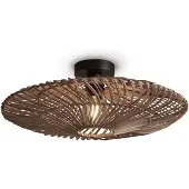 Good&Mojo Zanzibar taklampe, Ø55 cm, natur