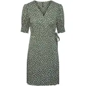 Pieces Tala 2/4 Wrap Kort Ermet Kjole