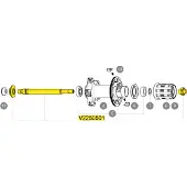 Mavic Ksyrium Sle/sls/elite S Bakre Navaksel