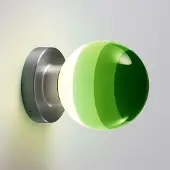 Marset LED-vegglampe Dipping Light A2, grønn/grå