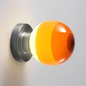 Marset LED-vegglampe Dipping Light A2, oransje/grå
