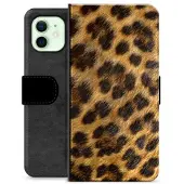Mtp Products iPhone 12 Premium Lommebok-deksel - Leopard