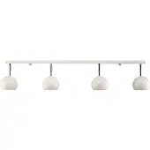 Sollux Downlight Flame, hvit, 4 lyskilder lang