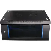 Extralink - Rack skap - veggmonterbar - svart - 4U - 19