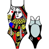 Turbo Queen Of Hearts Badetøy