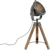 QAZQA Industriell bordlampe stativ stål med tre justerbar - Emado