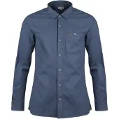 Lundhags Ekren Solid Ms LS Shirt, skjorte, herre, blå