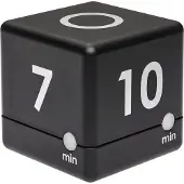 TFA-Dostmann TFA Cube Timer - Kjøkkentidtaker trådløs - svart
