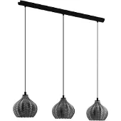 Eglo TAMALLAT LANGBORD 3XE27 Ø230 SVART