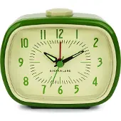 Kikkerland Retro Alarm Clock - Green