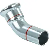 Vsh Fabrieken Xpr carbon elbow 45 deg. fø 22