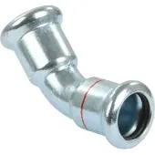 Vsh Fabrieken Xpr carbon elbow 45 deg. ff 15