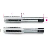 Beta Utensili 12x1.0 Mm Tynn Mannsstemme 2 Stykker