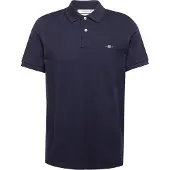 Gant for man. 2210 Pique polo shirt Regular Fit Shield navy (XL), Casual, Cotton, Classic, Short sleeve