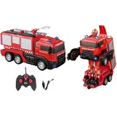 Speed Car Robot Firetruck Fjernstyrt Lastebil