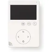 24.Se Intercom-monitor med toveiskommunikasjon og fargeskjerm, 4,3" - hvit