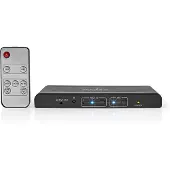 Nedis Hdmi-lyduttrekker 2xhdmi Inn Til Hdmi Toslink 2xrca Ut 4k Metall 3.5 Mm 60hz
