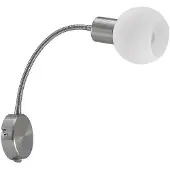 LINDBY Lioma vegglampe med fleksibel arm, nikkel