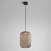 Bover Nans S/31.2 LED utendørs pendellampe, brun