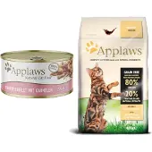 Applaws Økonomipakke i buljong 24 x 156 g - Tunfiskfilet & reker