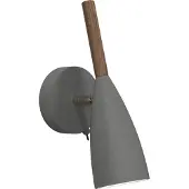 DFTP Pure vegglampe med bryter, grå