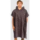After Waves Poncho svart