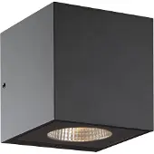 Arcchio utendørs LED-vegglampe Tassnim, 2 lyskilder, antrasitt, IP65