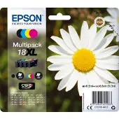 Epson 18XL Multipack - 4-pack - XL - svart, gul, cyan, magenta - original - blære med RF-alarm - blekkpatron - for Expression Home XP-212, 215, 225, 312, 315, 322, 325, 412, 415, 422, 425