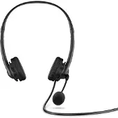 HP G2 - Hodesett - on-ear - kablet - USB - skyggesvart