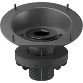 Logitech Tap Riser Mount - Kontrollermonteringssett for videokonferanse - grafitt - for Room Solution Base Bundle, Huddle, Large; Tap for Google Ha...