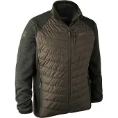 Deerhunter Moor Padded Jacket with knit Brown Leaf 3XL