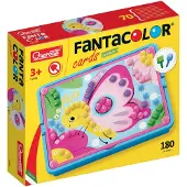 Quercetti Pinmosaikk - Fantacolor - 180 Deler - 0861 - - OneSize - Kreativt leker