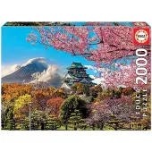 Educa Puslespill 2000 Osaka Slott Japan