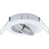 Paulmann 93731, Innfelt ramme (lys), Tak, Hvit, Aluminium, Zink, IP23, GU10