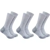 Carhartt Crew Socks 3-Pack Men's Grey XL