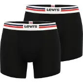 Levi's Boxershorts - 2-pack - Black - - M - Medium - Boxershorts