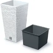 Prosperplast 11l Furu Collection 26.5x26.5x50 Cm Blomsterpotte