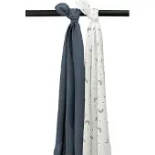 Meyco Baby Moon 120x120 Cm Musselin 2 Enheter