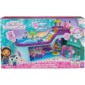 Gabby's Dollhouse Sett - 18 Deler - CAT-Tastic Cruise Ship - - OneSize - Dukketilbehør