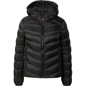 Superdry for woman. W5011593A Fuji Hooded Quilted Jacket black (L), Casual, Polyester