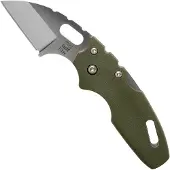 Cold Steel Mini Tuff Lite Plain Edge foldekniv, grønn