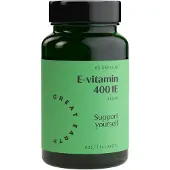 Great Earth E-vitamin, 60 kapsler