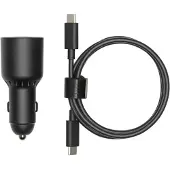DJI CCX260-65 - Bilstrømadapter - 65 watt - 5 A - PD - 2 utgangskontakter (USB-C, USB) - på kabel: USB-C