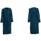 Pip studio Soft Zellige Bathrobe Dark Blue L