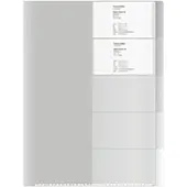Other Plastmappe 5-fliker A4 transparent 25 Stk