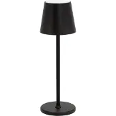 Securit LED bordlampe FELINE, inkl. lynkoblings-ladekabel, sort
