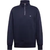 Gant for man. 2008005 Shield half-zip sweatshirt navy (XL), Casual, Cotton, Long sleeve