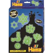 Hama Midi Gaveeske - 1500 stk. - Glow In The Dark - - OneSize - Perler